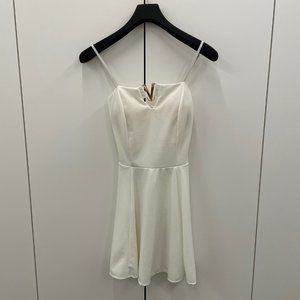 Moda Mini Dress White Small
